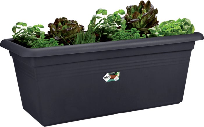 Elho plantenbak Green Basics zwart 96 x 44,5 x 39,5 cm