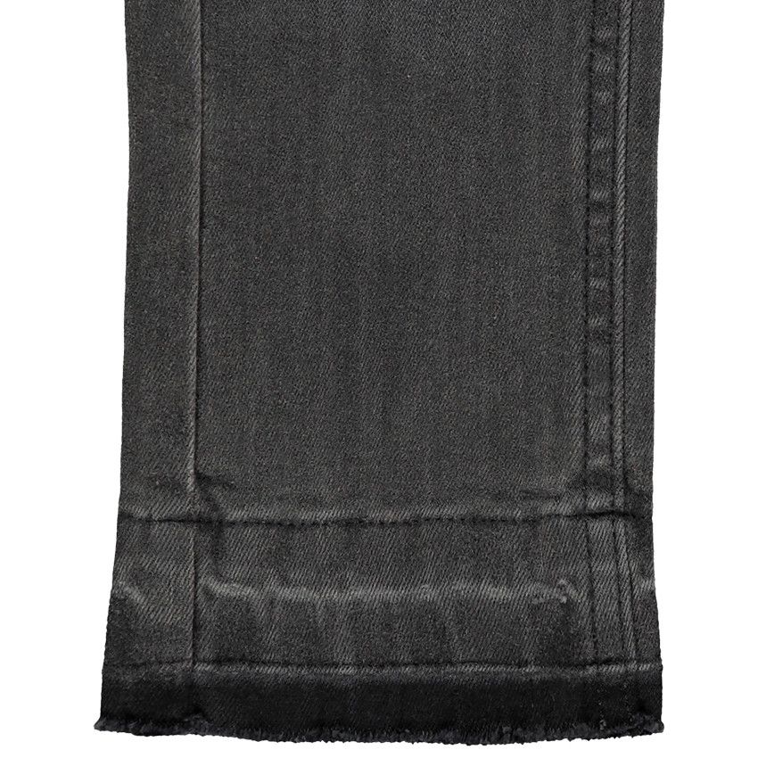 Jean effet délavé droit pour enfant garçon - Gris chiné