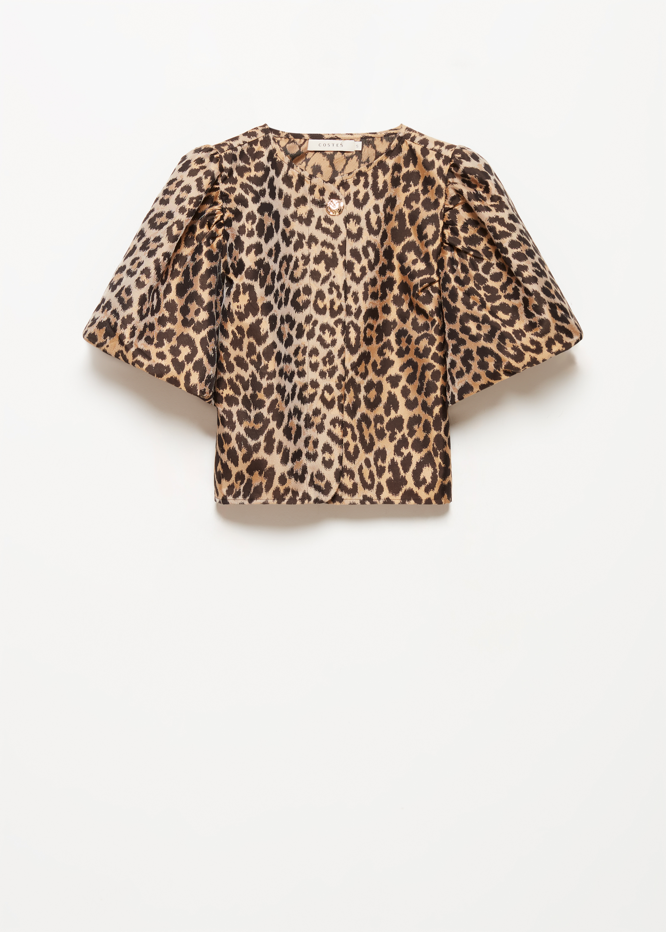 Blouse met panterprint