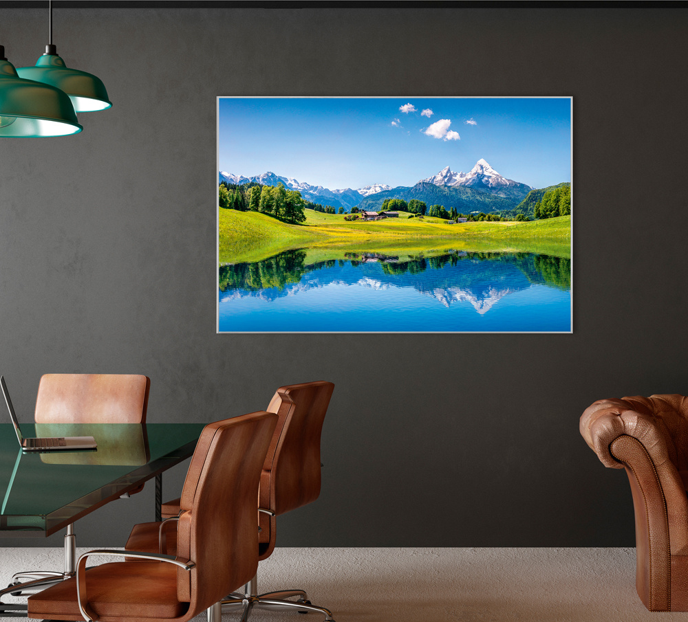 Akustikbild ALPENSEE 80x120cm, 7kg