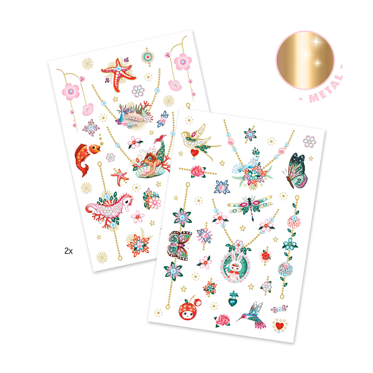 Djeco Tattoos - Dieren Sieraden