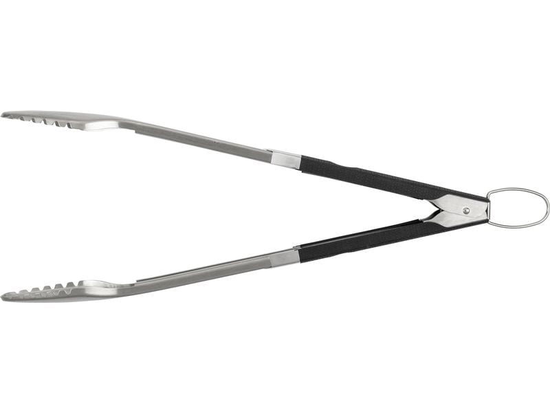 Wenko Grillzange BBQ 45 cm, Schwarz/Silber Zange für Grillgut
