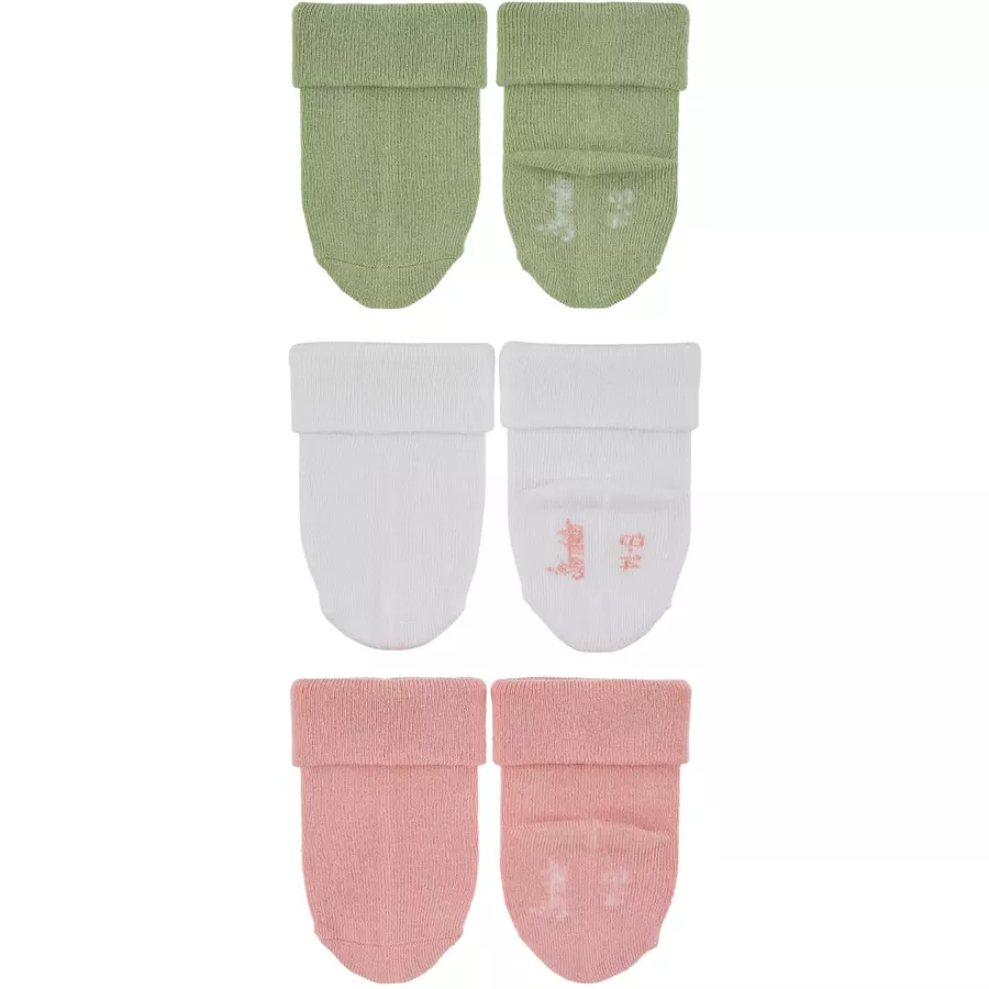 Sterntaler Erstlingssöckchen 3er-Pack Bambus zartrosa