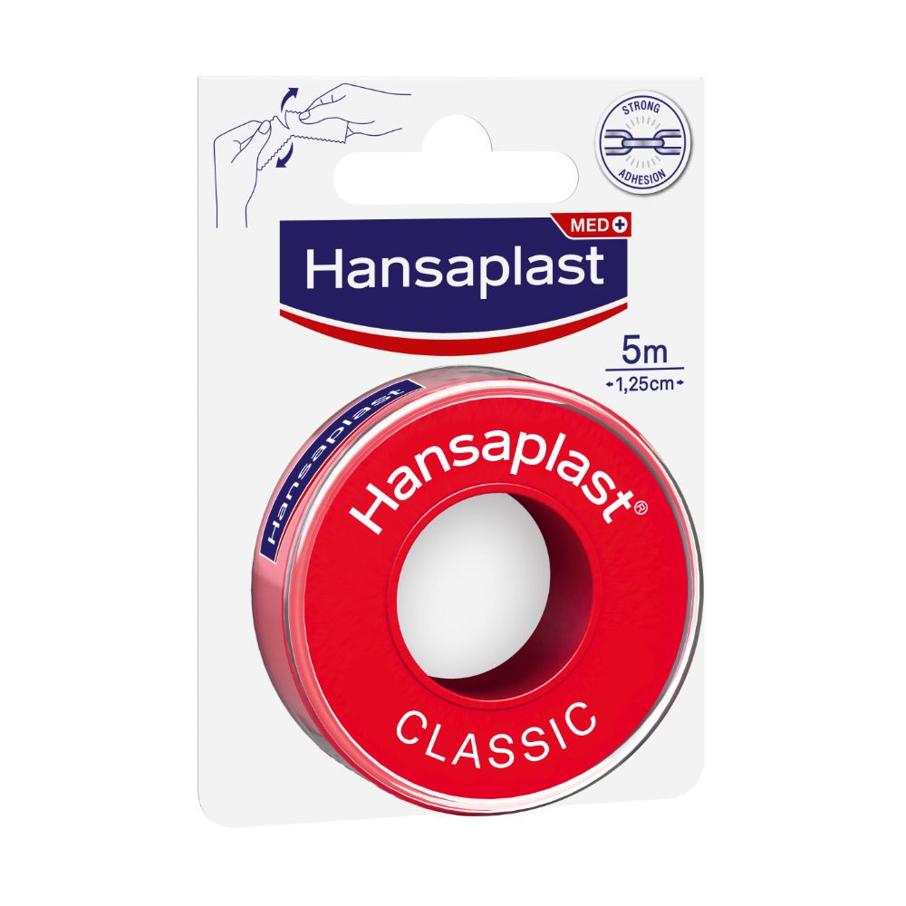 Hansaplast Fixierpflaster Classic 5 m x 1,25 cm
