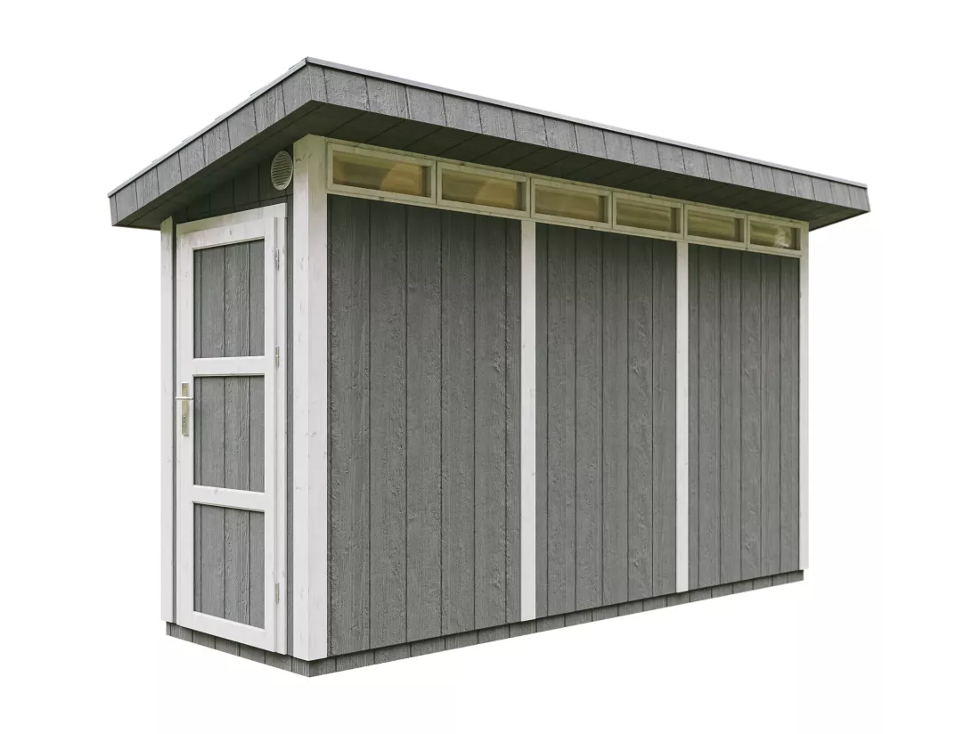 Abri de Jardin Qualité Premium 4m² /L161xL412xH239 cm - Timbela M902-CAVERN STEEL