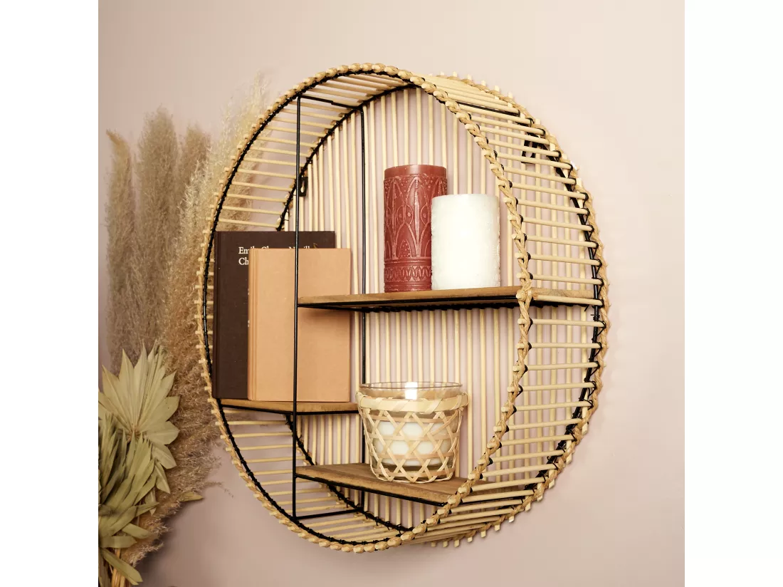 Étagère Murale Ronde Déco 