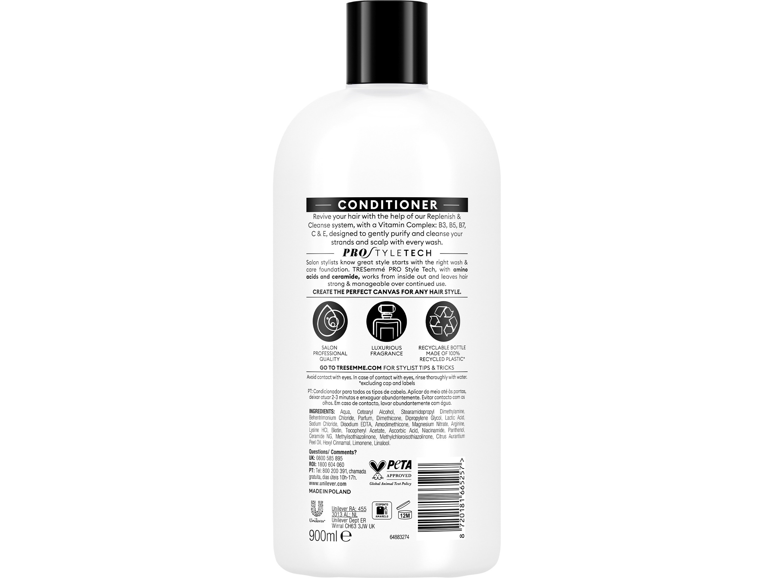 CONDICIONADOR TRESEMME CLEANSE & REPLENISH 900ML