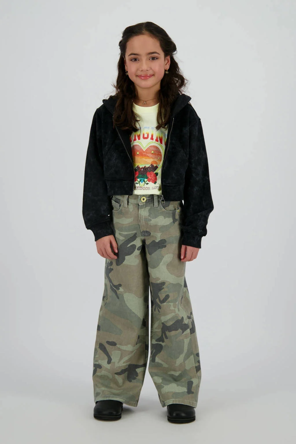 Vingino sweatvest zwart