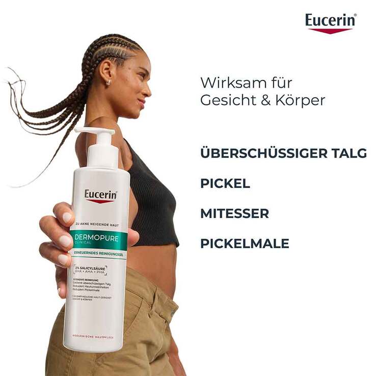 Eucerin Dermopure Clinical Reinigungsgel erneuernd, 400 ml