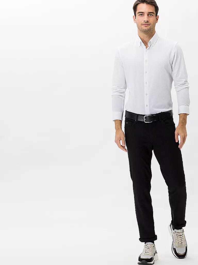 BRAX Jeans Straight Fit CADIZ schwarz
