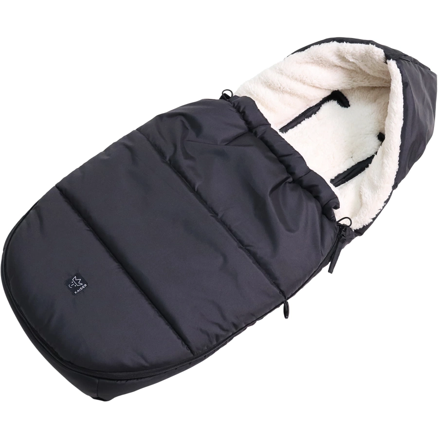 Kaiser Winterfußsack HOODY 2.0 blackcreme