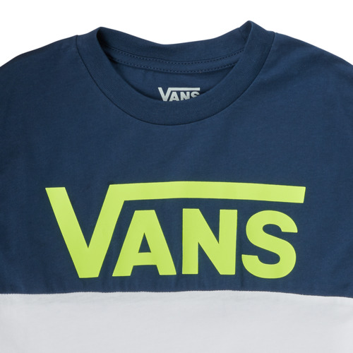 Vans - VANS CLASSIC BLOCK SS - Marine / Gris