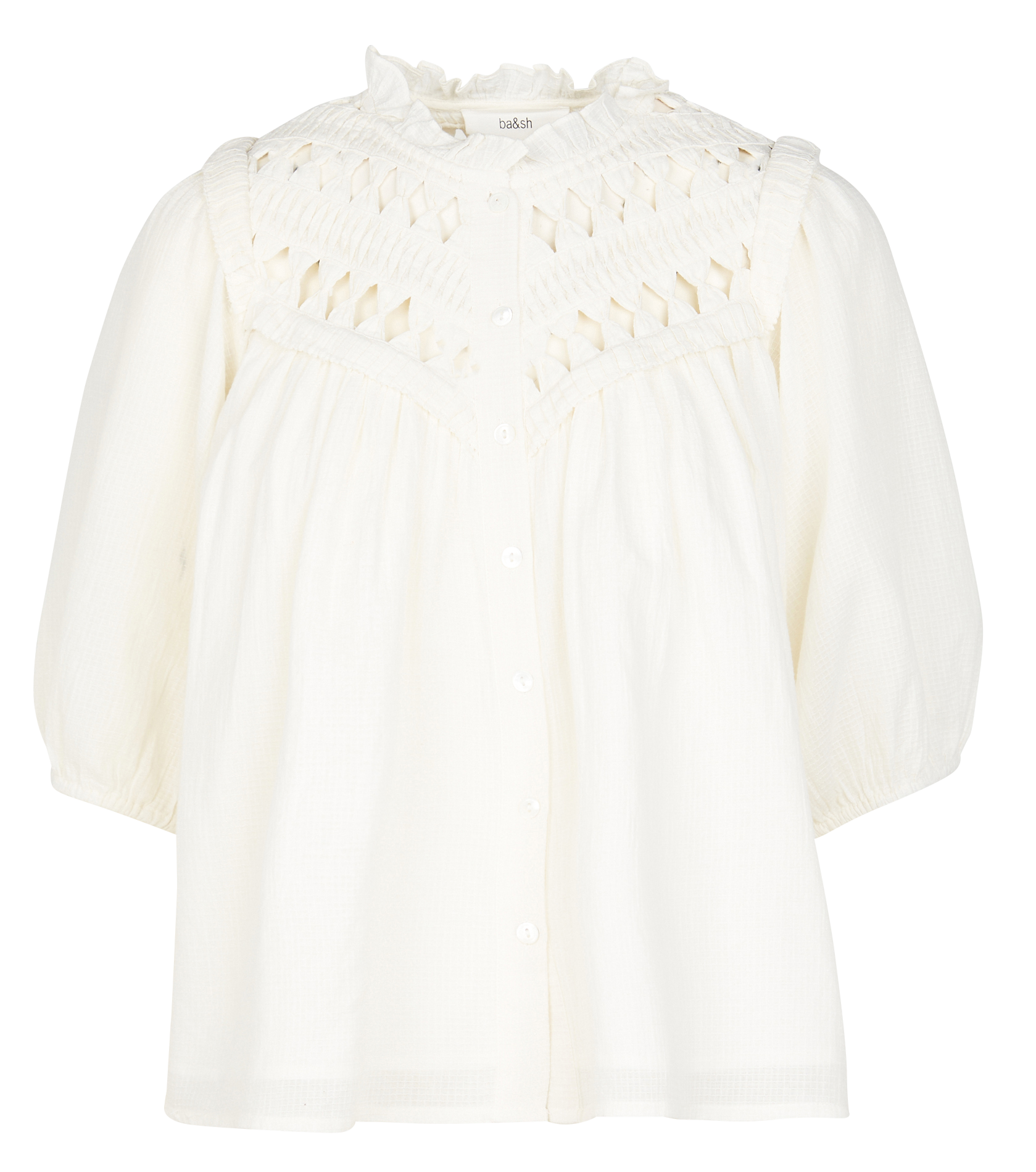 BELUNA - Blouse ample en coton| Beige