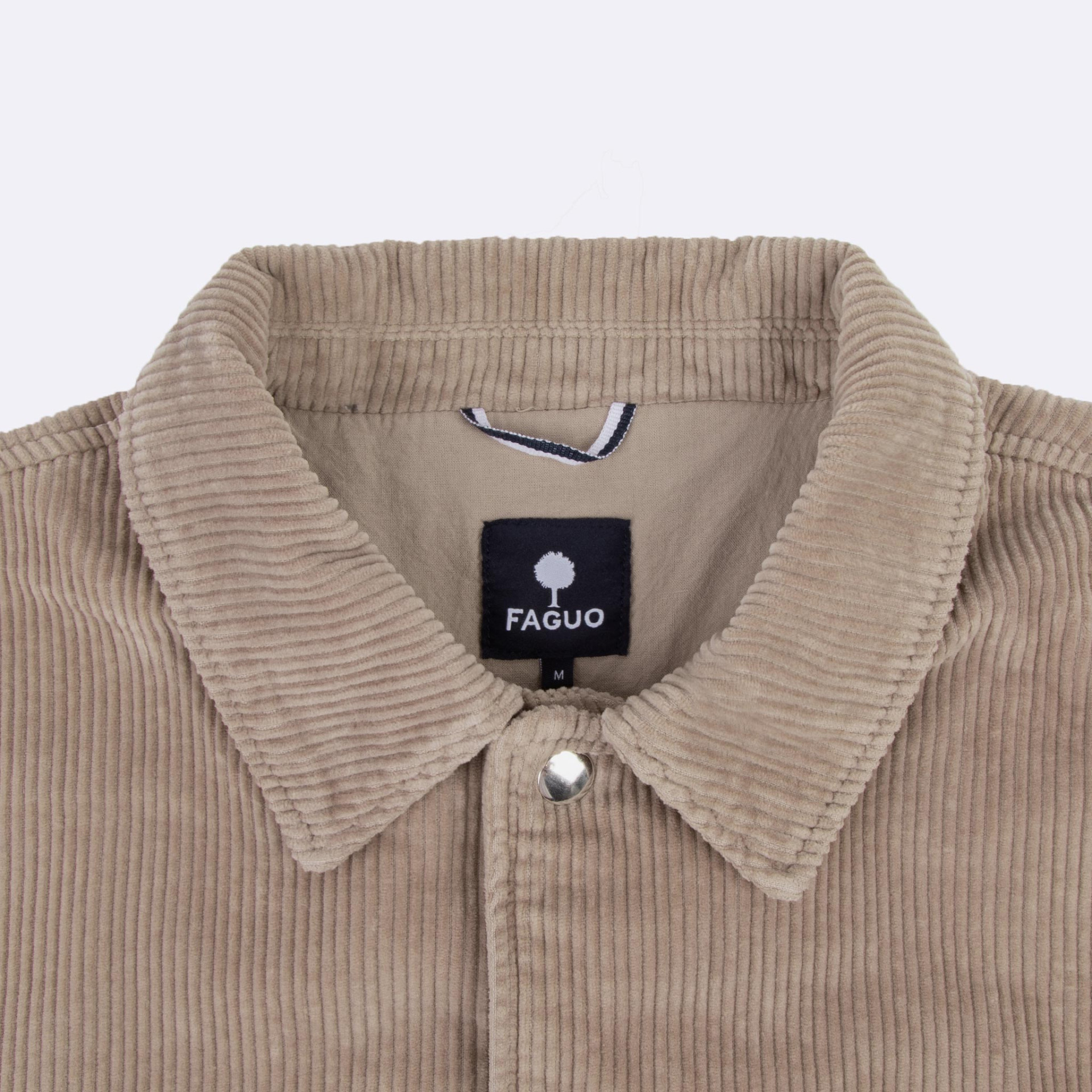 Veste velours côtelé beige clair coton - modèle Sologne