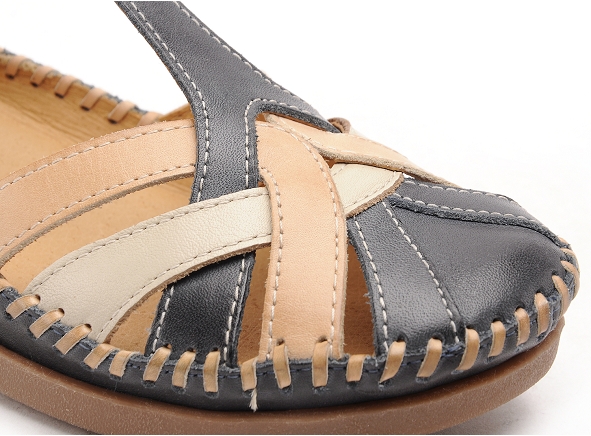 Pikolinos nu pieds plats femme cadaques 0732 bleu