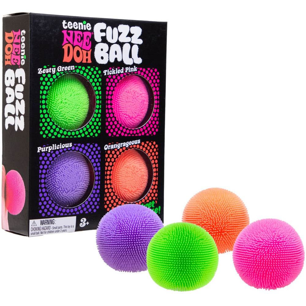 Køb NeeDoh Teenie Fuzz Bold 4 -Pack CDU