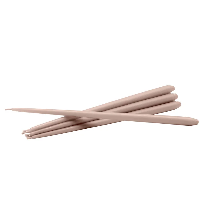 Stoff Nagel - Kerzen by Ester & Erik (6er-Set), latte