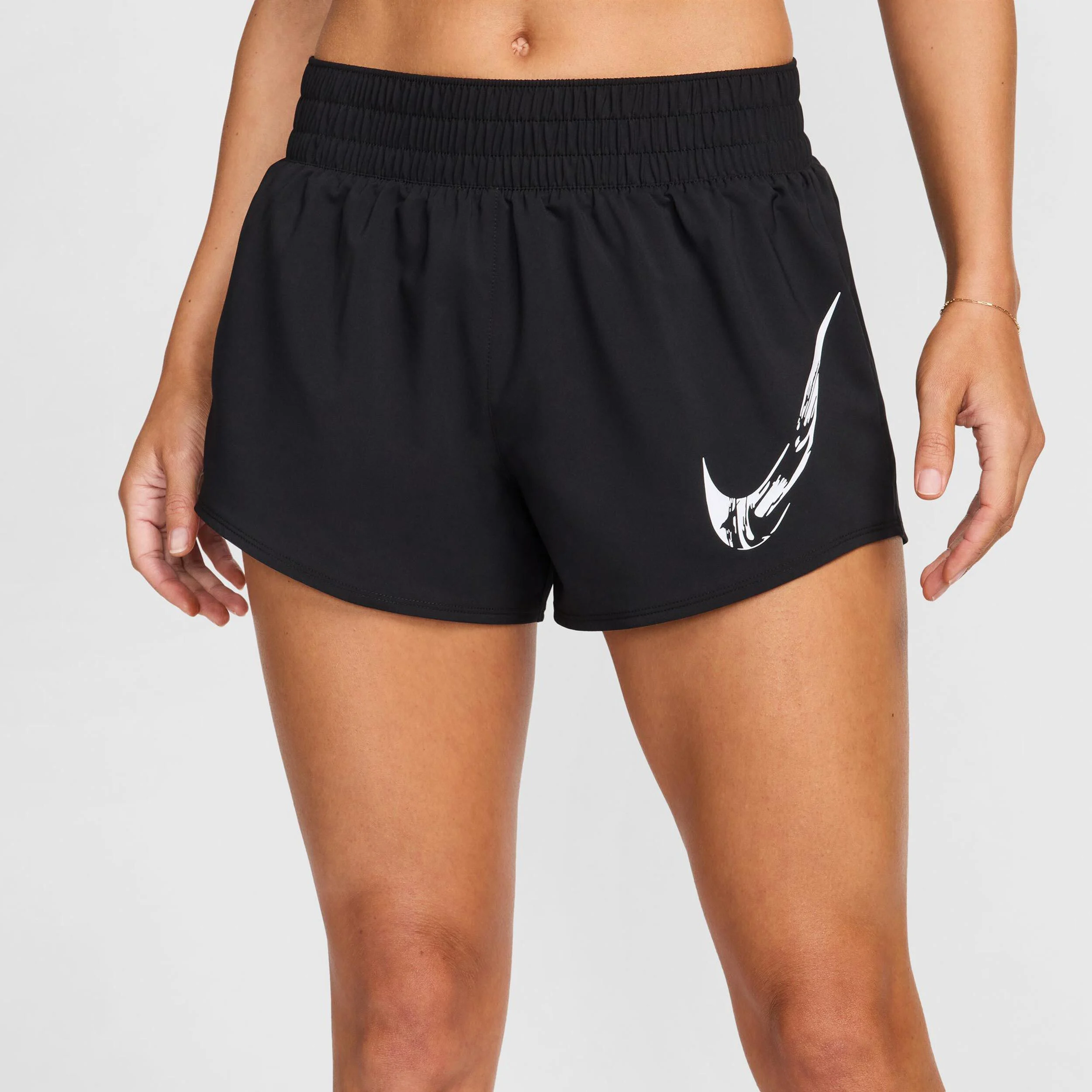 Nike Dri-Fit One Swoosh Short De Running Femmes - Noir