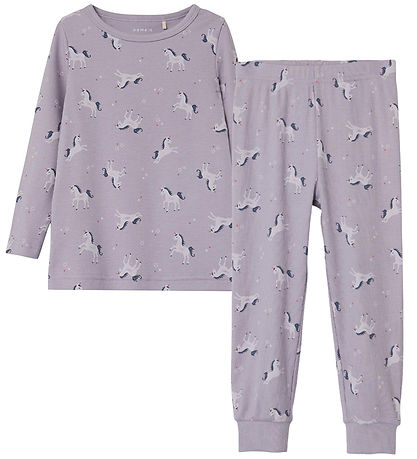 Name It Natt?j - Noos - NmfNightset Unicorn - Lavender Aura m. E