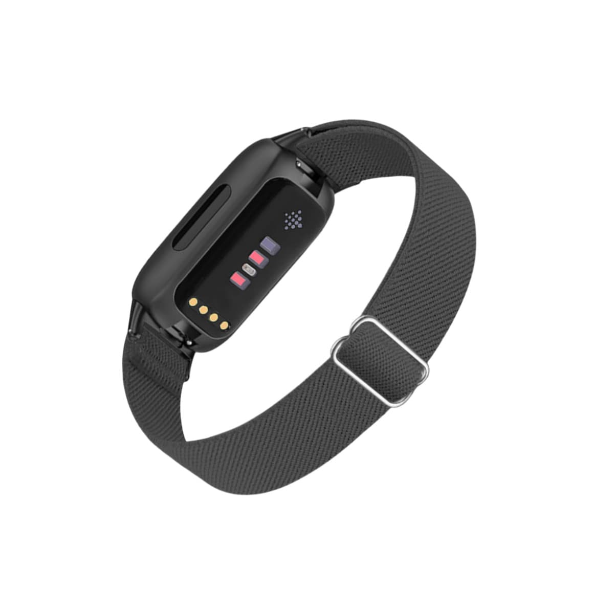 Fitbit Inspire 3 Nylon klokkerem Mørk grå