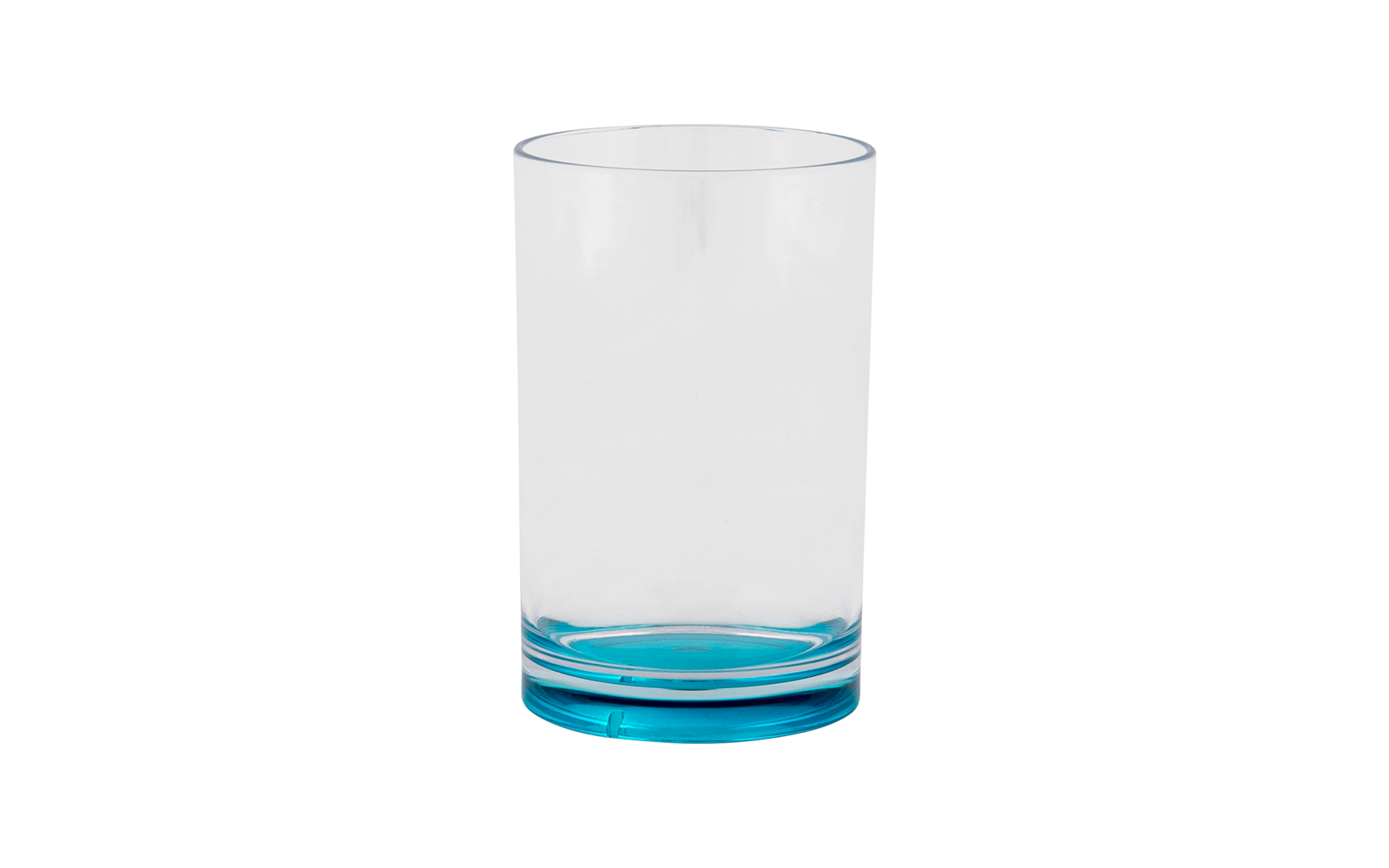 Gimex Colour Line Wasser Glas mit farbigem Boden Rainbow 4tlg.