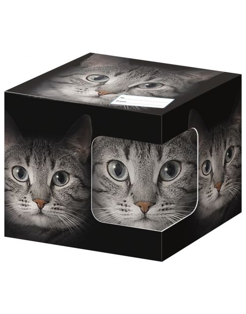 Plenty Gifts Mok Pg Grey Cat's Eyes - Cadeau - per stuk