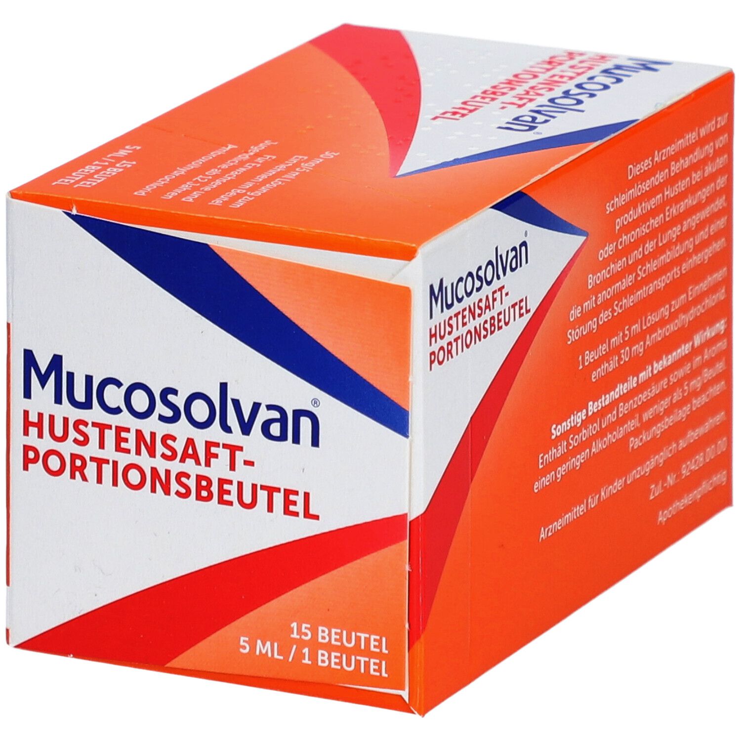 Mucosolvan® Hustensaft-Portionsbeutel mit 30mg Ambroxol