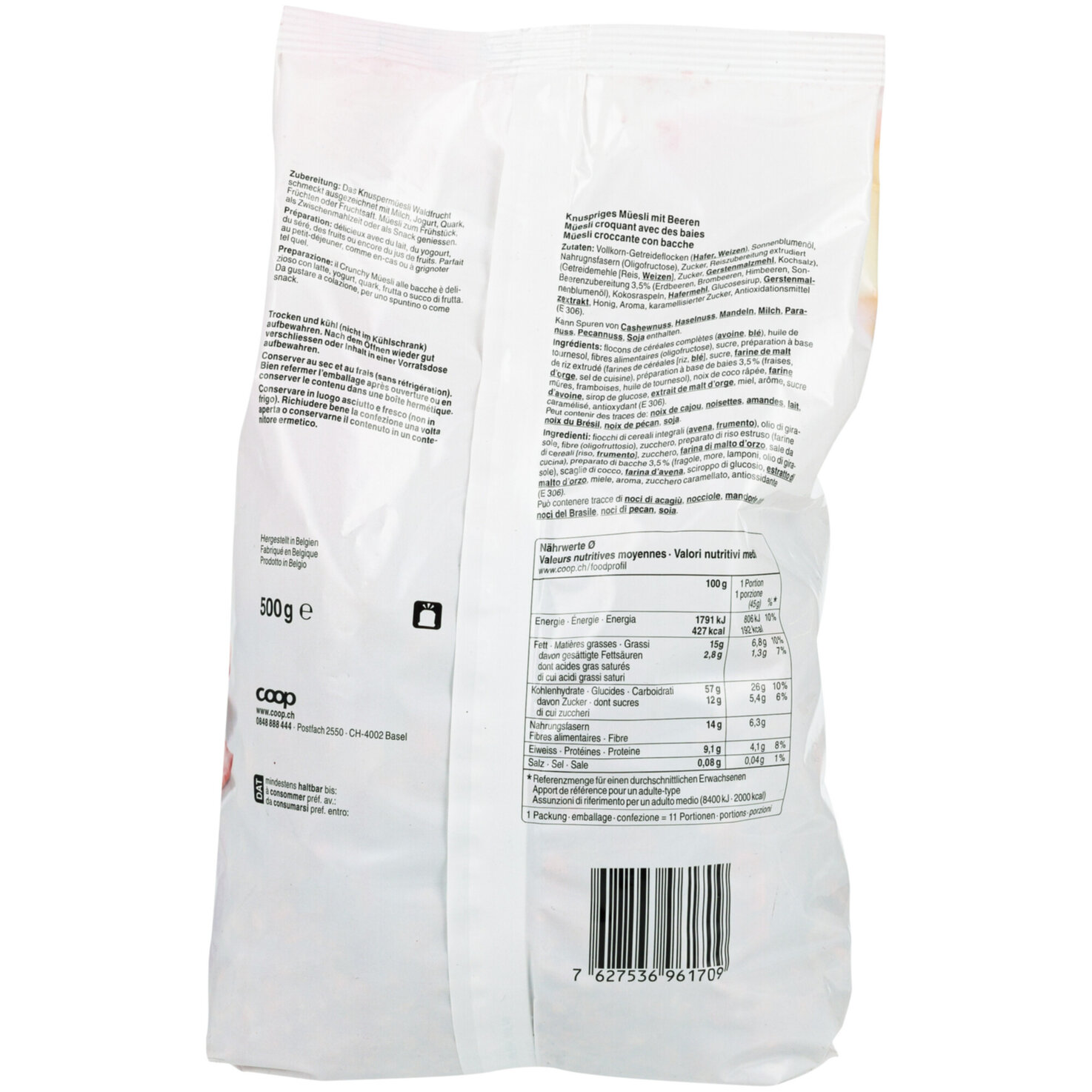 Prix Garantie Knuspermüsli Waldfrucht