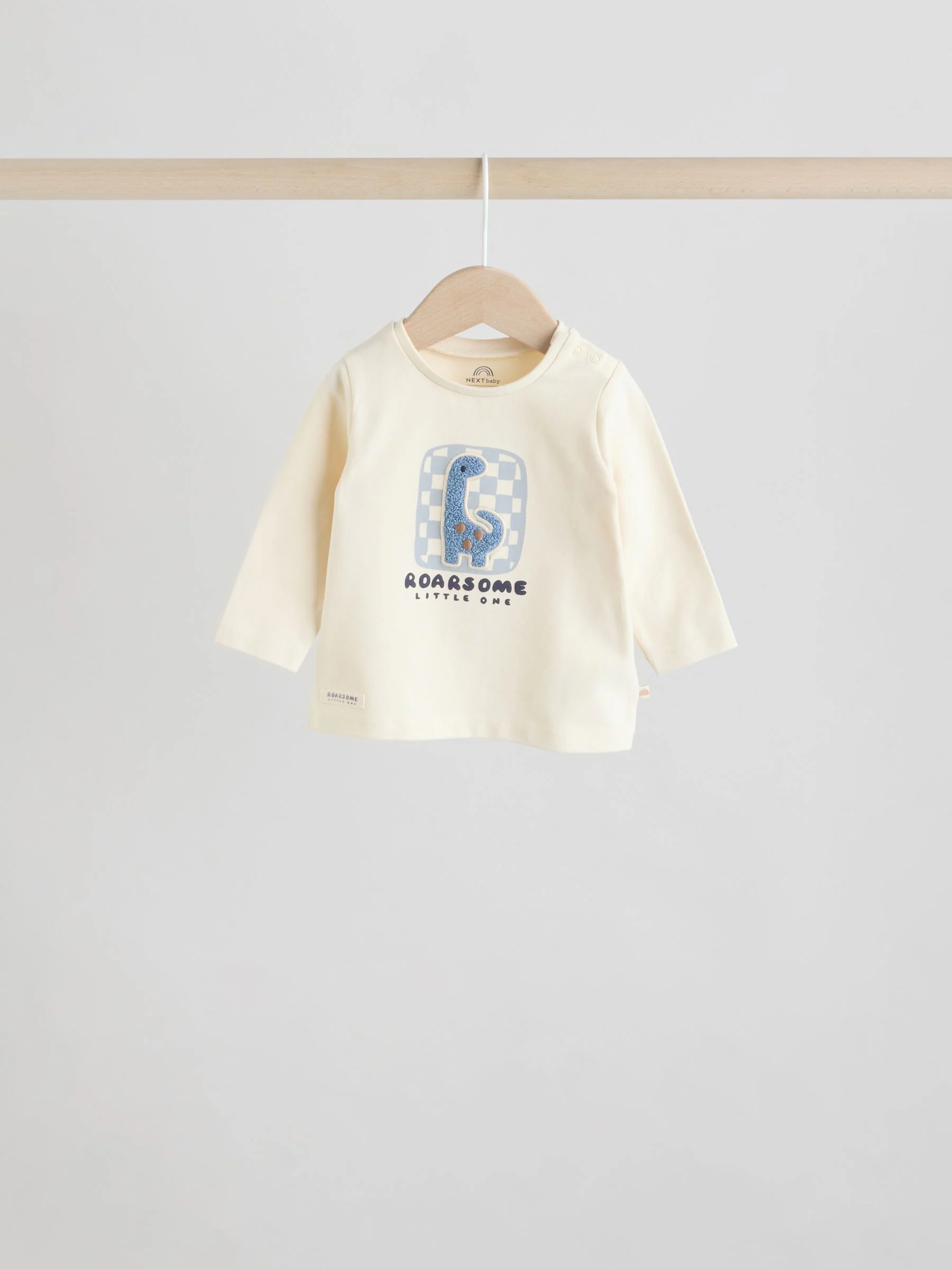 Blauw met dinosaurus - Tops en Leggings 6 -delige babyset (0mnd-3jr)