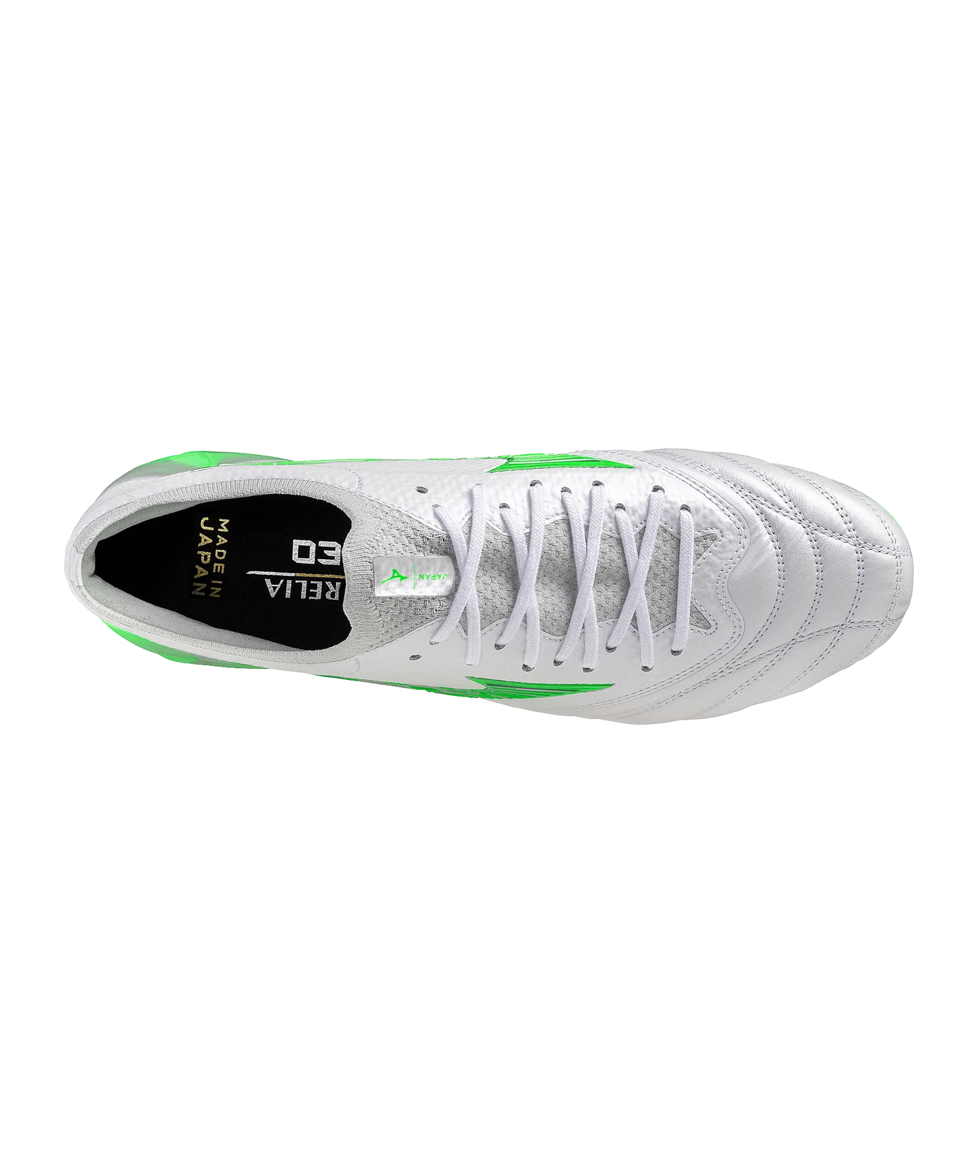 Mizuno Morelia Neo Beta Made in Japan FG Frontier Weiss Grün F37
