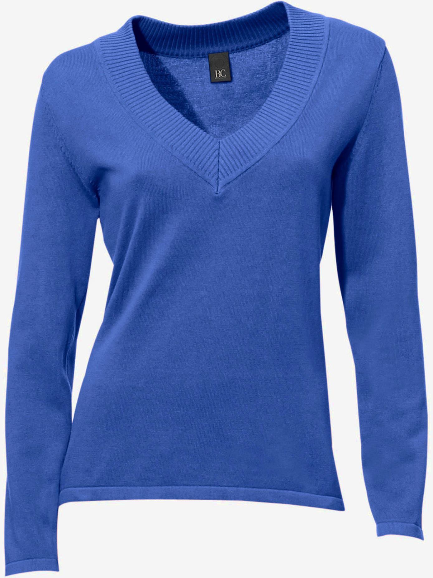 Joli pull basique à encolure en v