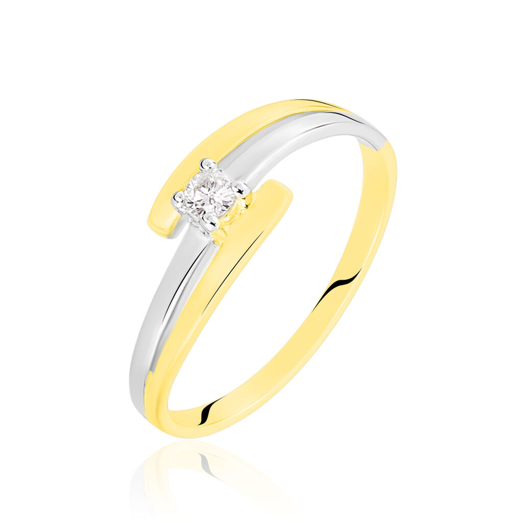 Bague Blandine Or Bicolore Diamant