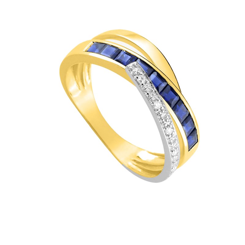 Bague femme - Saphir - Or 18 Carats