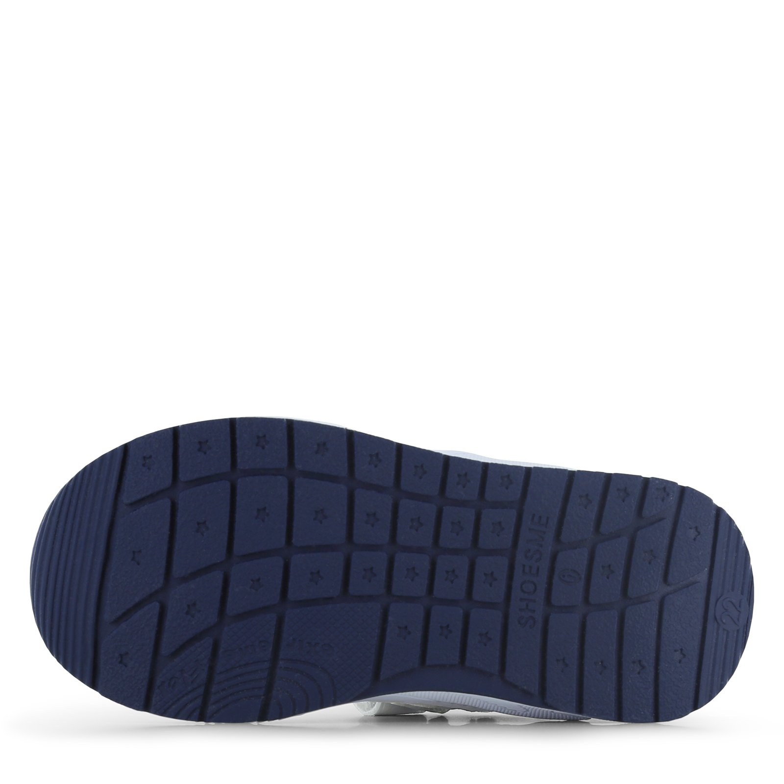 Shoesme wit-donkerblauwe sneaker Leer, Microleer | Jongens schoenen
