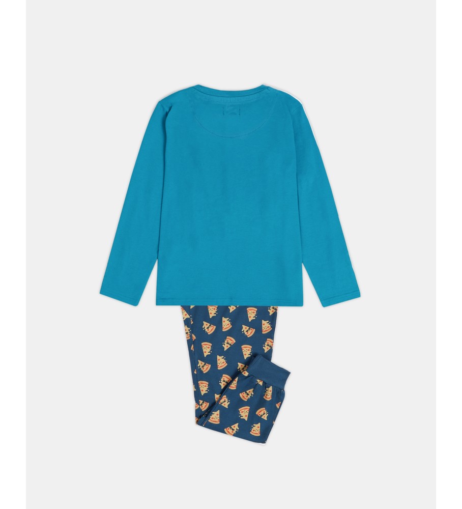 Pijama Aznar Innova manga comprida Requetebueno azul