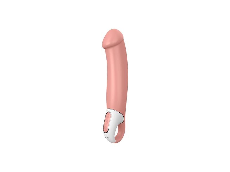 Satisfyer Vibrator Master nude Wasserdichter Akku-Vibrator aus geschmeidigem Silikon
