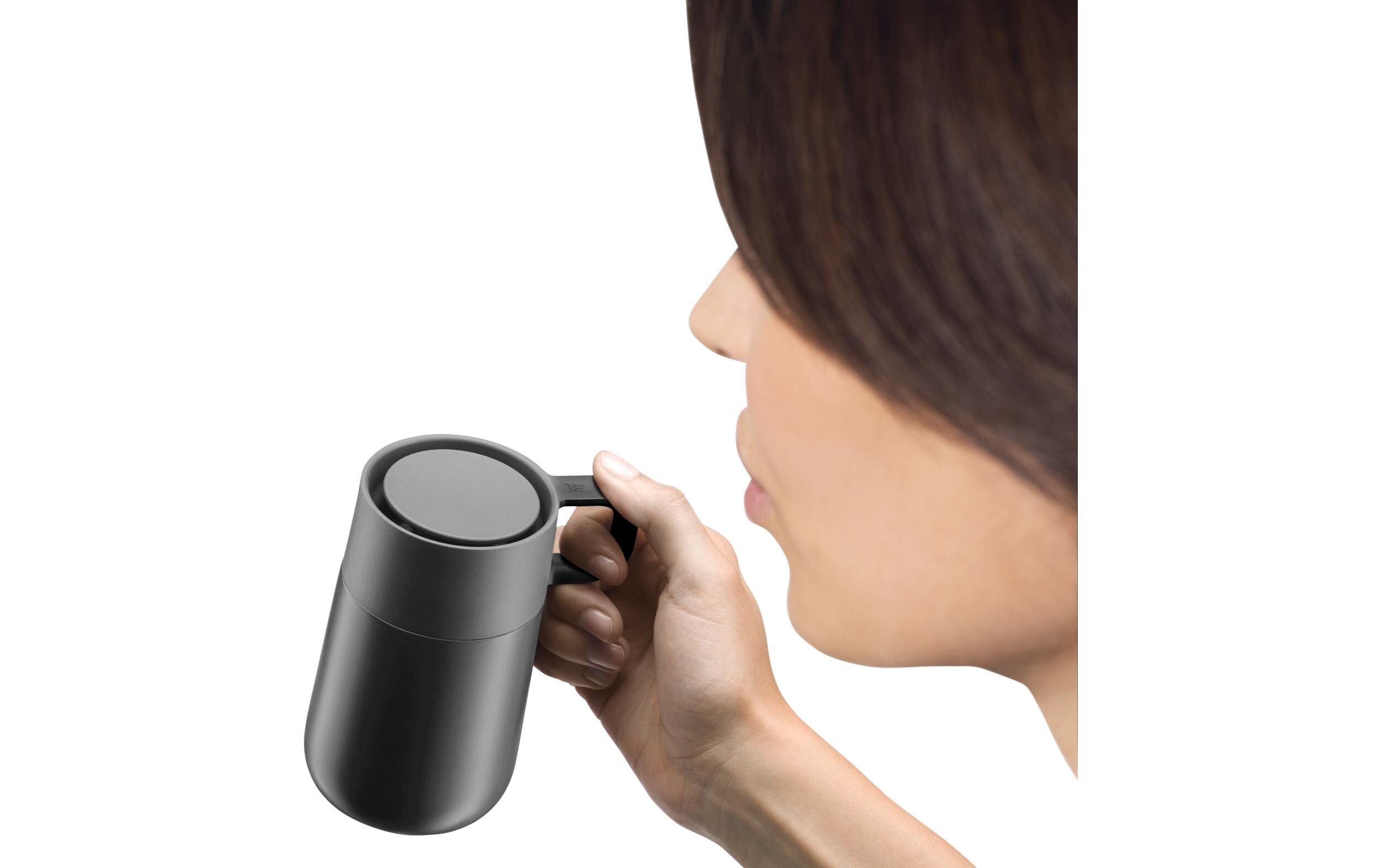 Thermobecher Impulse Travel Mug 300 ml, AnthrazitIsolierbecher mit Automatikverschluss für unterwegs