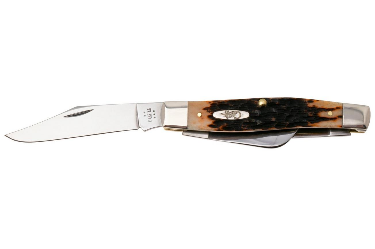 Case Large Stockman Amber Jigged Bone, 00204, 6375 CV zakmes