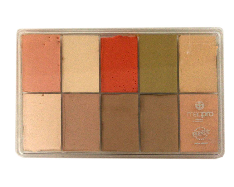 Maqpro - Bela 11 SLIM 10er Palette Fard Creme, 15ml