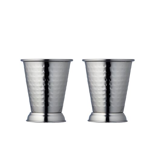 Lyngby Glas Mint Julep 2-pak Krus, Stål, 40 cl