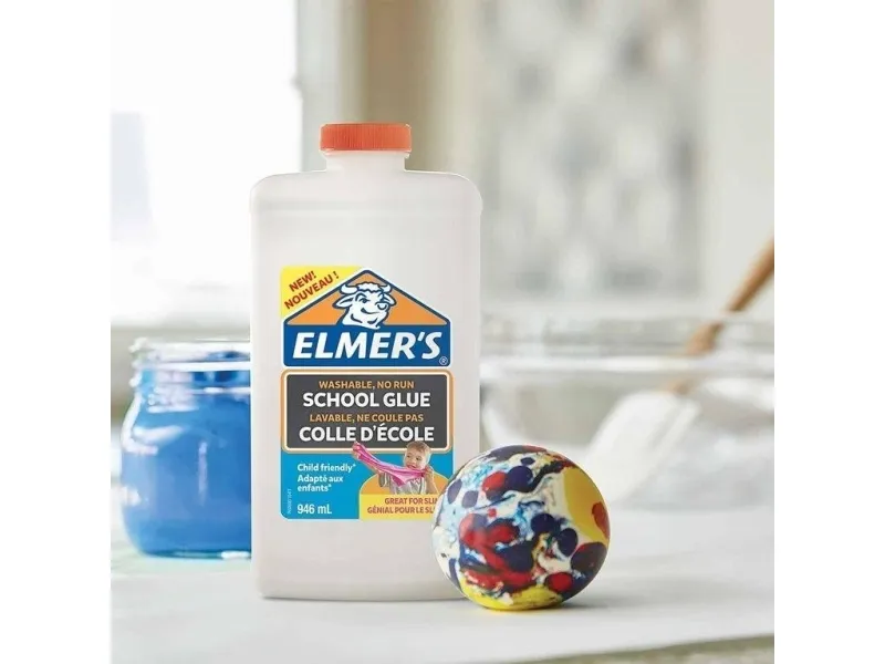 Skolelim Elmer's hvid 946ml - vaskbart til slim