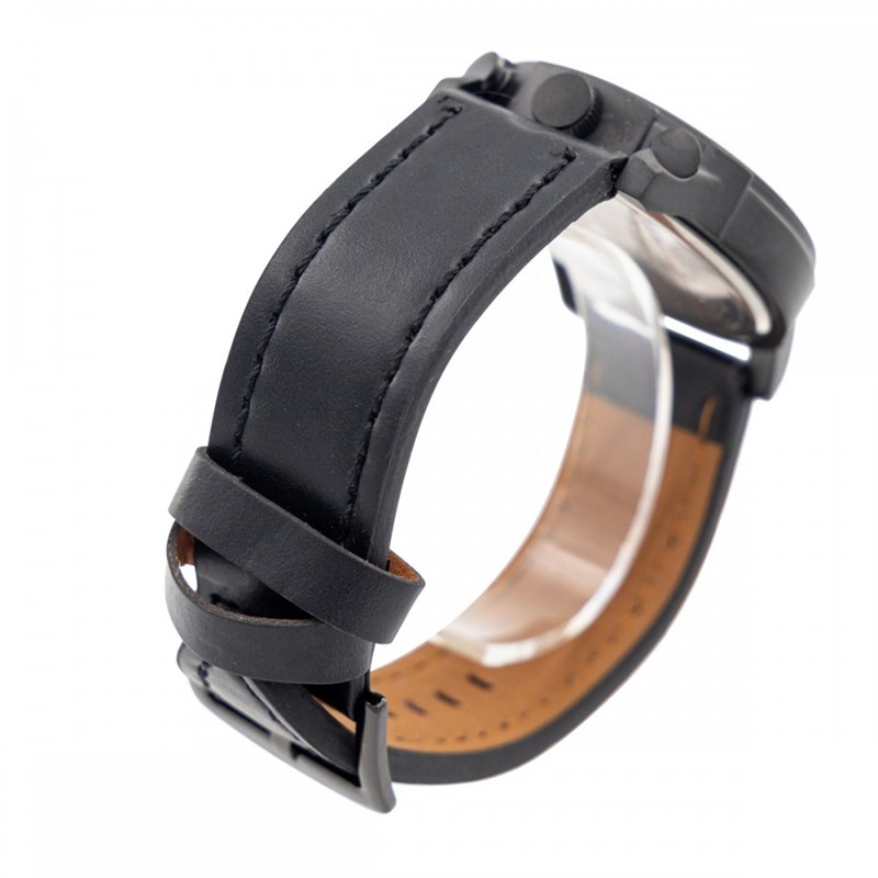 Montre Homme CHTIME bracelet Cuir Noir