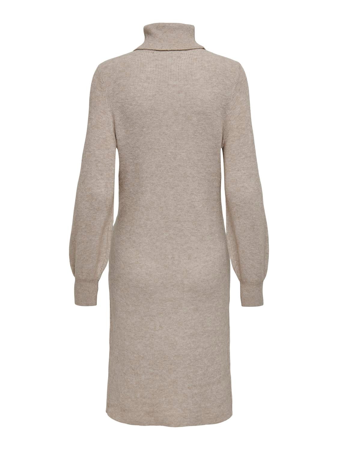 ONLSASHA Langes Kleid Mocha Meringue