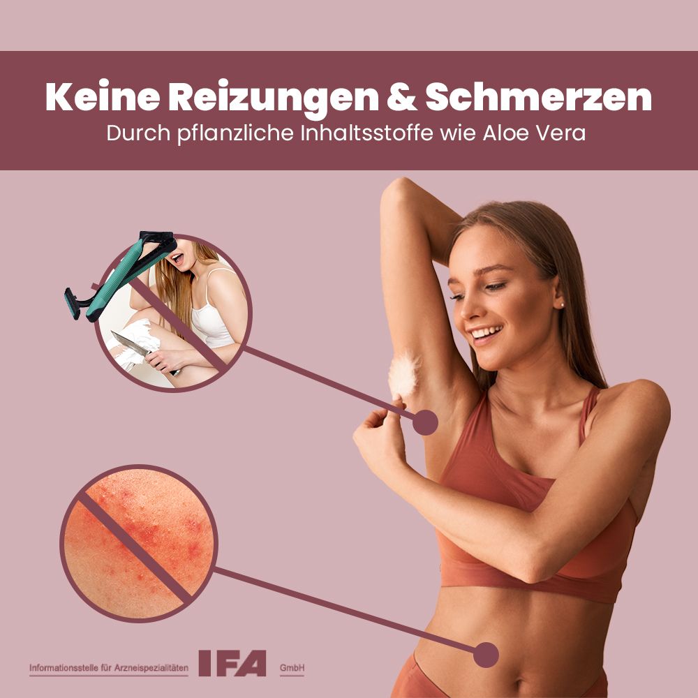 ARTE FIORI - Capillum AMOVE Aloe Vera 300g Enthaarungscreme Pulver für Körper & Intimbereich