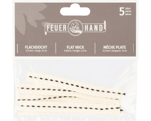 Platte lont 1,25 x 12 cm 5 st.