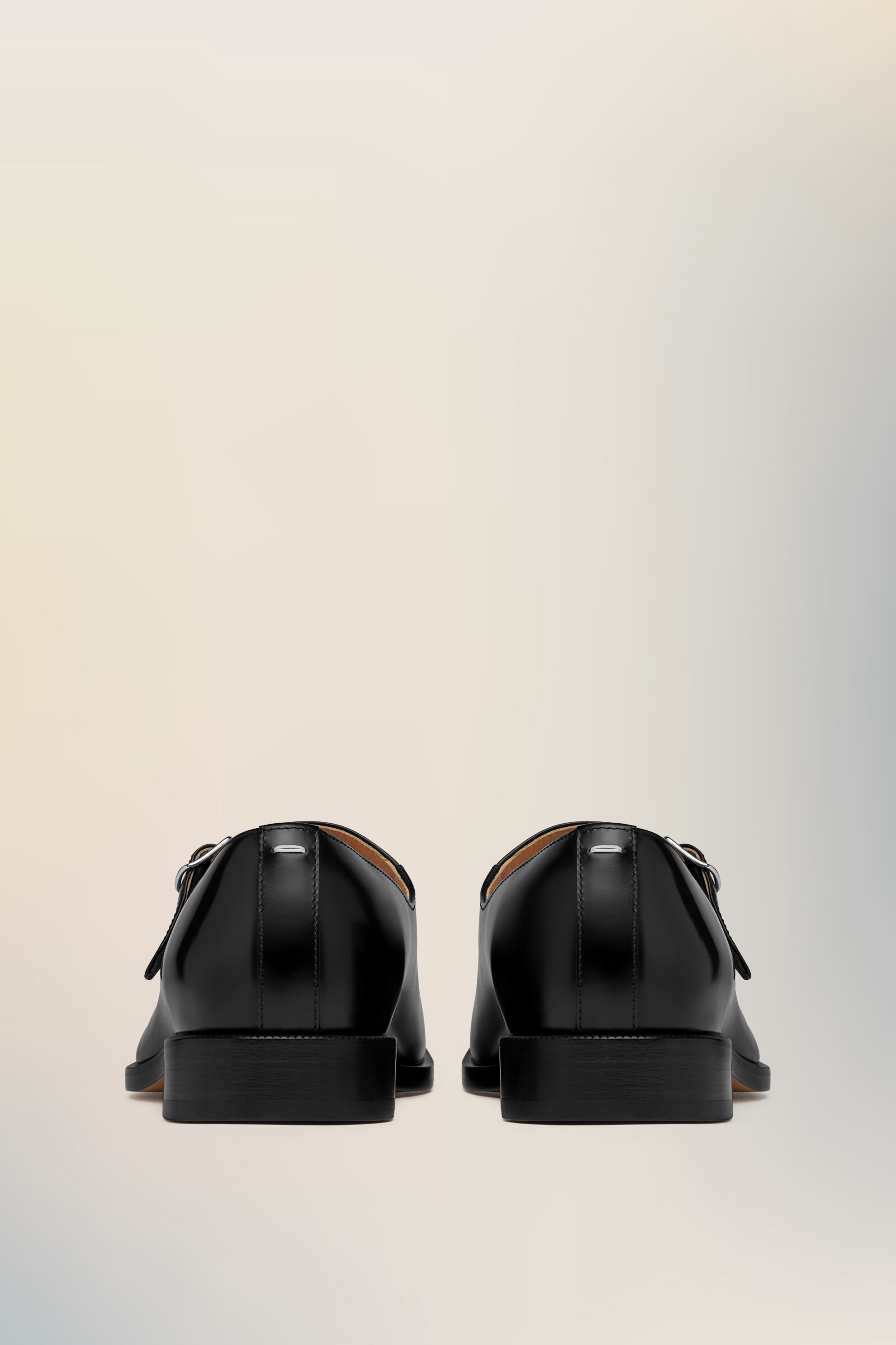 Mary-Janes Tabi City noires en cuir - homme