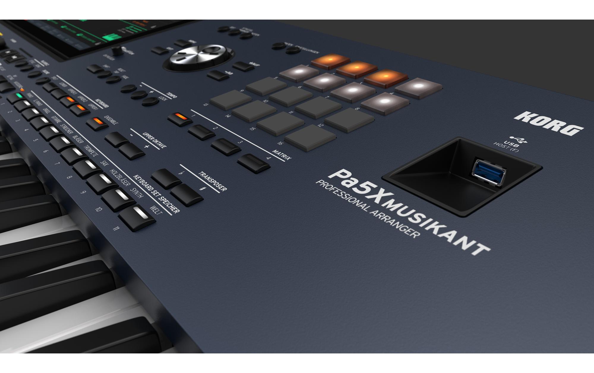Keyboard Pa5X 88 Musikant<br>Keyboard mit 88 Tasten aus der Arranger-Serie