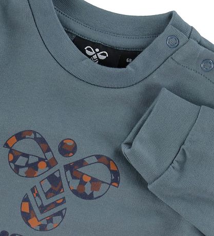 Hummel Sweatshirt - HmlLime - Stürmisches Wetter