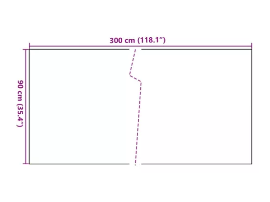 Paravent de balcon anthracite 300x90 cm résine tressée