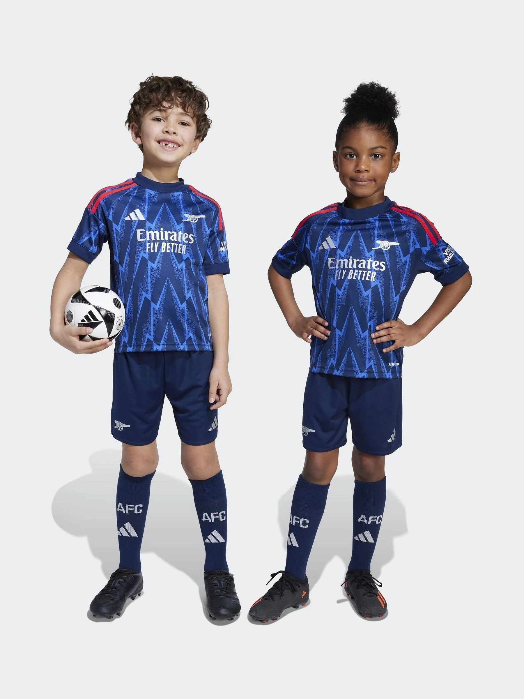 adidas Arsenal mini-uitwedstrijdset voor kinderen 25/26